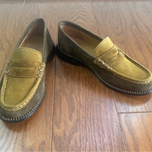 Freda Salvador Shoes - Freda Salvador Elba Loafers suede dual tone sz 8